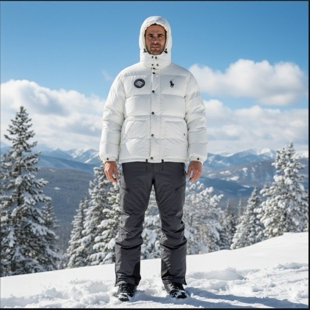 Polo Ralph Lauren Alpine White Puffer Jacket
